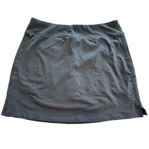 Peloton Womens Athletic Skort Charcoal Gray Golf Tennis Running Skirt Large